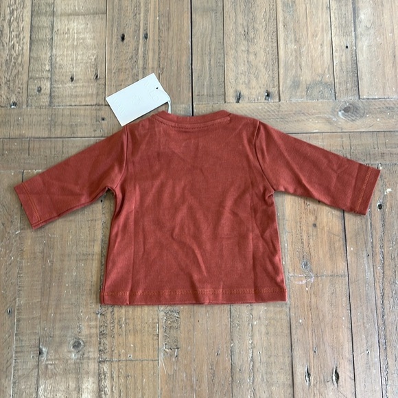 Wild Wawa rust long sleeve pocket tee nwt - Picture 5 of 5